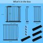 Extra Wide Baby Gate Extra Wide Extra Tall Dog Gates for Stairs Doorways Black M