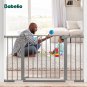 Metal Baby Gate, 29-48'' Easy Install Pet Gate, Extra Wide Walk Thru Child Safet