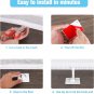 115 Inch Retractable Dog Gate Extra Long Baby Gate for Kids or Pets and No Drill