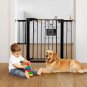 26-40 Inch Easy Install Extra Wide Pressure Mounted Metal Baby Gate, No Drilling