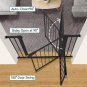 26-40 Inch Easy Install Extra Wide Pressure Mounted Metal Baby Gate, No Drilling
