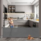Retractable Baby Gate,Mesh Baby Extra Wide Gate,Extra Long Dog Gate, 33" Tall,La