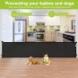 82 Inch Extra Wide Dog Gates for the House Extra Wide Retractable Baby Gates for