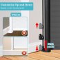 63 Inch Retractable Baby Gates,  Baby Gate for Stairs and Doorways, Extra Wide 3