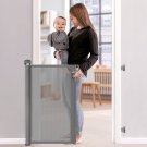 Retractable Baby Gate, Baby Gate for Stairs, Retractable Dog Gate, Baby Gate wit