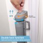Retractable Baby Gate, Baby Gate for Stairs, Retractable Dog Gate, Baby Gate wit