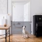 Retractable Baby Gate, Baby Gate for Stairs, Retractable Dog Gate, Baby Gate wit