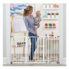 56-Inch Extra Widespan Walk through Baby Gate, Includes 4-Inch, 8-Inch and 12-In