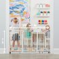 56-Inch Extra Widespan Walk through Baby Gate, Includes 4-Inch, 8-Inch and 12-In
