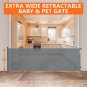 120'' Extra Wide Retractable Baby Gates,Extra Long Mesh Gate Safety for Children
