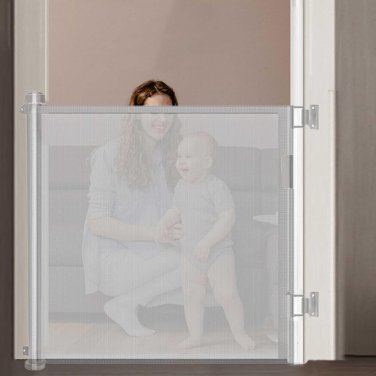 Extra Wide Baby Gates for Large Openings, Retractable Baby Gate 33.8&acirc;�� Tall, Extr