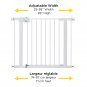 Easy Install 28" High Walk Thru Gate, Fits between 29" and 38"