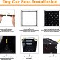 Cullaby Large Dog Car Seat for Large Dogs, Pet Car Seat for Medium Dogs under 50