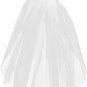 First Communion Veil for Girls Flower Girl White Veil with Comb Metal Short Wedd