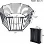 EPIKOIB 200" Wide Baby Gate Metal Safety Playpen - Fireplace Fence for Kids/Pet/
