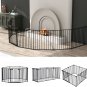 EPIKOIB 200" Wide Baby Gate Metal Safety Playpen - Fireplace Fence for Kids/Pet/