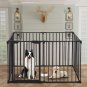 Fireplace Baby Gate 4 in 1 Child Safety Fireplace Playpen 146 Inch 6 Panel Wide