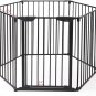 Fireplace Baby Gate 4 in 1 Child Safety Fireplace Playpen 146 Inch 6 Panel Wide