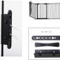 Fireplace Baby Gate 4 in 1 Child Safety Fireplace Playpen 146 Inch 6 Panel Wide
