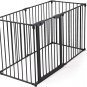 Fireplace Baby Gate 4 in 1 Child Safety Fireplace Playpen 146 Inch 6 Panel Wide