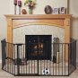 Fireplace Baby Gate 4 in 1 Child Safety Fireplace Playpen 146 Inch 6 Panel Wide