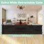 95 Inch Retractable Baby Gates for Dogs Extra Wide Baby Gate Retractable Dog Gat
