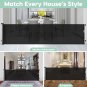 95 Inch Retractable Baby Gates for Dogs Extra Wide Baby Gate Retractable Dog Gat