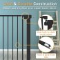 38.5" Extra Tall Dog Gate for the House - Long Large Pressure Mounted Baby Gates
