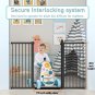 38.5" Extra Tall Dog Gate for the House - Long Large Pressure Mounted Baby Gates