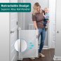 Retractable Baby Gate, Extra Wide Safety Kids or Pets Gate, 33&acirc;�� Tall, Extends to