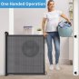 Retractable Baby Gate, 33" Tall, Extends up to 72" Extra Wide Baby Gate, Mesh Ga