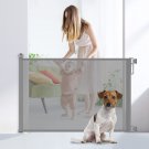 Retractable Baby Gate, 33" Tall, Extends up to 55'' Wide, Mesh Child Safety Baby