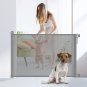 Retractable Baby Gate, 33" Tall, Extends up to 55'' Wide, Mesh Child Safety Baby