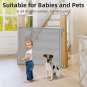 Retractable Baby Gate, 33" Tall, Extends up to 55'' Wide, Mesh Child Safety Baby