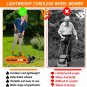 Electric Weed Wacker Cordless Weed Eater Battery Powered 21V, Lightweight Grass