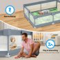 79" X 71" Baby Playpen with Mat - Baby Playards Extra Large Play Pen for Toddler