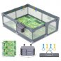 79" X 71" Baby Playpen with Mat - Baby Playards Extra Large Play Pen for Toddler