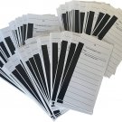 10 Line Football Sports Strip Cards. Full Size. Pool Cards Pack of 50. Baseball,
