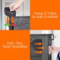 Retractable Baby Gates for Stairs Black, Probebi Retractable Dog Gate, Stair Gat