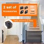 Retractable Baby Gates for Stairs Black, Probebi Retractable Dog Gate, Stair Gat
