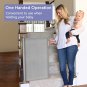 Retractable Baby Gate, 33" Tall, Extends up to 55" Wide, Child Safety Baby Gates