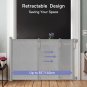 Retractable Baby Gate, 33" Tall, Extends up to 55" Wide, Child Safety Baby Gates