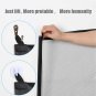Portable Mesh Baby Gate 43.3"X30.9",Black Mesh Magic Pet Dog Gate for Stairs/Doo