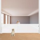42 Inch Extra Tall Dog Gate 140 Inch Extra Wide Retractable Baby Gate for Large