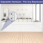 42 Inch Extra Tall Dog Gate 140 Inch Extra Wide Retractable Baby Gate for Large