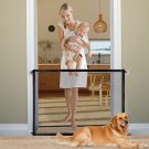 Portable Mesh Baby Gate,Black Mesh Magic Pet Dog Gate for Stairs/Doorways/Hallwa