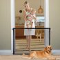 Portable Mesh Baby Gate,Black Mesh Magic Pet Dog Gate for Stairs/Doorways/Hallwa