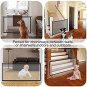 Portable Mesh Baby Gate,Black Mesh Magic Pet Dog Gate for Stairs/Doorways/Hallwa