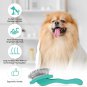 Dog Slicker Brush for Grooming Doodle Hair, Extra Long Pin Poodle Brush for Shed
