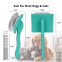 Dog Slicker Brush for Grooming Doodle Hair, Extra Long Pin Poodle Brush for Shed